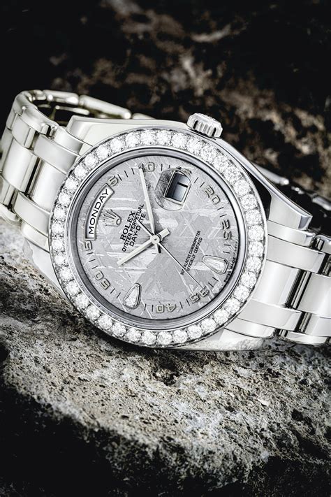 platinum rolex with diamonds.